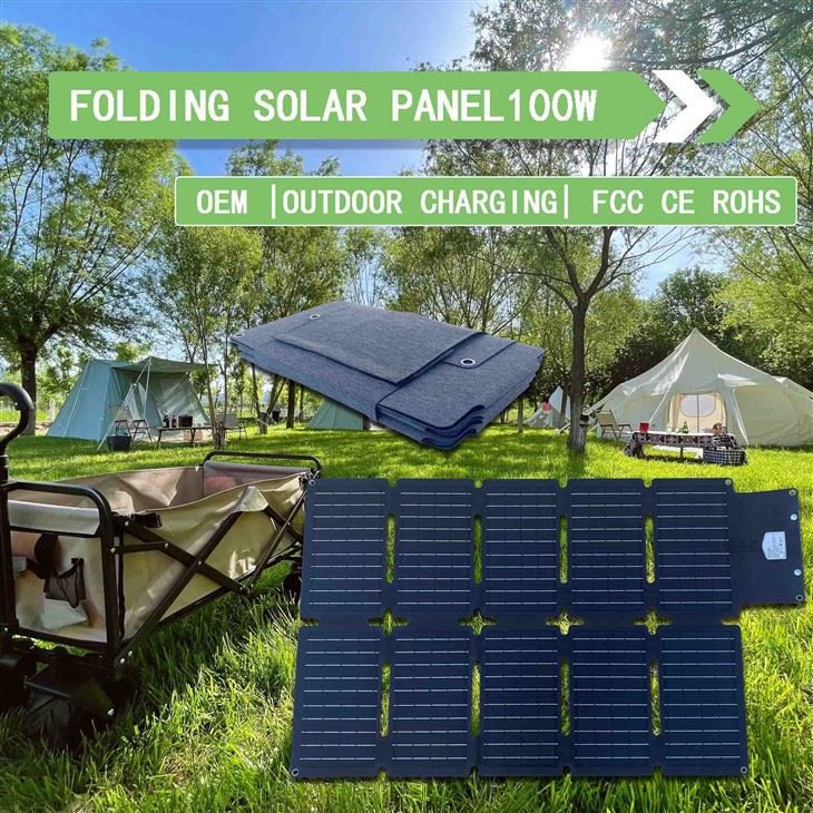 พับแผงโซลาร์เซลล์ 1000W