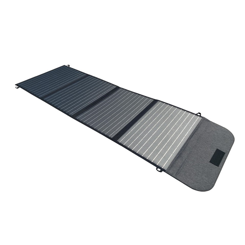 พับแผงโซลาร์เซลล์ 100W พร้อมวงเล็บ