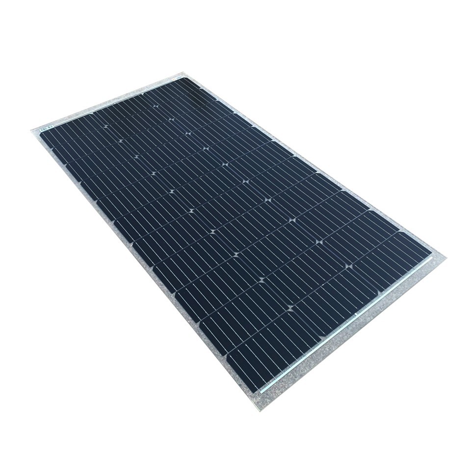 แผงโซลาร์เซลล์โมโนแก้ว 100W